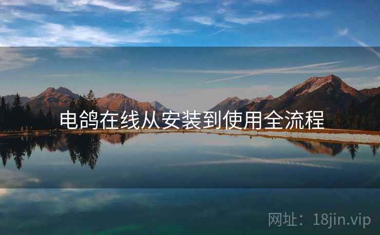 电鸽在线从安装到使用全流程