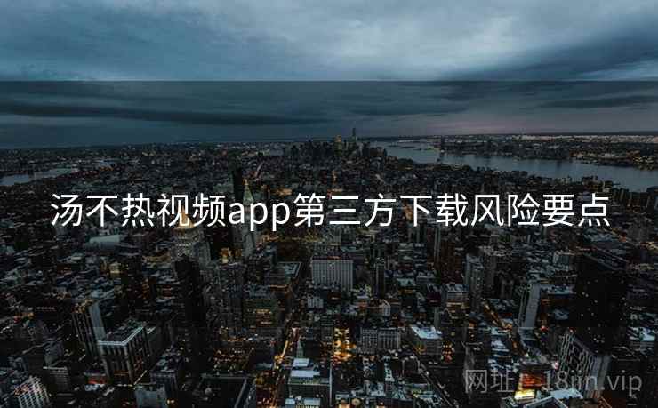 汤不热视频app第三方下载风险要点